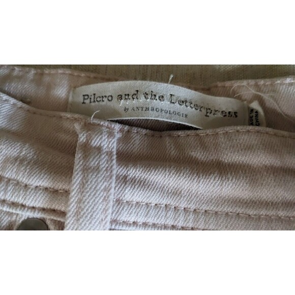 Pilcro‎ Anthropologie Shorts Size 27 Cotton Stretch Lilac Pink - Picture 3 of 7
